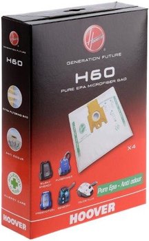 Worki do odkurzaczy HOOVER PureHepa H60, 4 szt. - Hoover