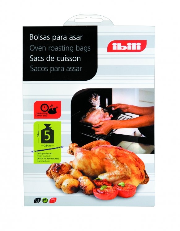 Worki do pieczenia IBILI, 5 szt.