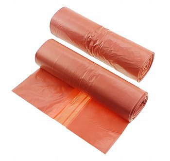 Worki do segregacji 160L czerwone ODPADY MEDYCZNE 50 szt. (5 rolek) - e-pack