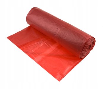 Worki do segregacji 240L czerwone ODPADY MEDYCZNE 100 szt. (10 rolek) - e-pack