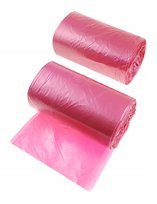 Worki do segregacji 35L czerwone ODPADY MEDYCZNE 500 szt. (10 rolek)