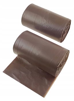 Worki do segregacji BIOODPADÓW 60L brązowe 100 szt. (2 rolki) - inna (Inny)