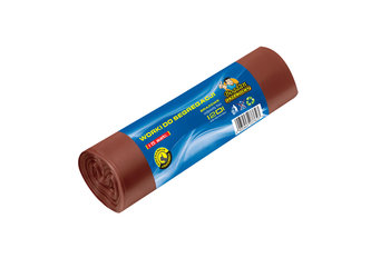 Worki do segregacji BRĄZOWE BIO 120l 15szt. Bogdan Przemocny MOCNE ! - Bogdan Przemocny