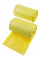 Worki do segregacji PLASTIKU 35L żółte 50 szt. (1 rolka)