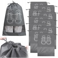 WORKI NA BUTY OCHRONNE ORGANIZER DO WALIZKI POKROWIEC ETUI ZESTAW 10SZT Korbi