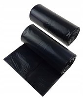 Worki na śmieci 120L SUPER MOCNE czarne 5 szt. (1 rolka) 100 mikronów