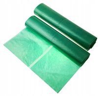 Worki na śmieci 120L zielone SZKŁO 50 szt. (2 rolki)