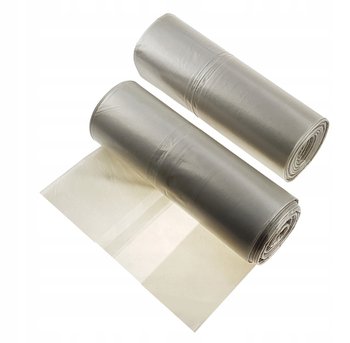 Worki na śmieci 240L przezroczyste MOCNE 50 szt. (5 rolek) 40 mikronów - e-pack