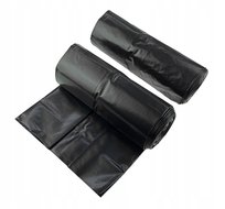 Worki na śmieci 300L czarne MOCNE 50 szt. 60 mikronów (10 rolek)