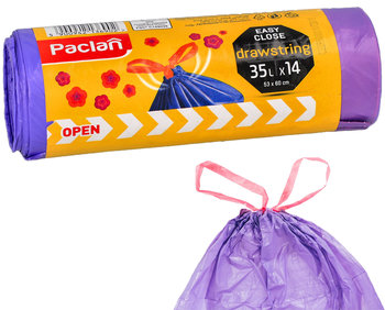 Worki na śmieci 35L 14SZT ZAPACH Z TAŚMĄ PACLAN - Paclan