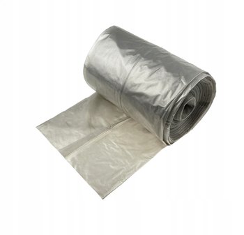 Worki na śmieci 60L PRZEZROCZYSTE 100 szt. (4 rolki) GRUBE 35 mikronów - e-pack