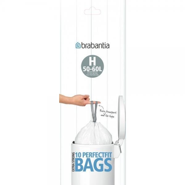 Worki na śmieci BRABANTIA, 50-60 l, 10 szt.
