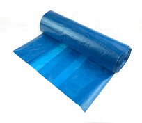 Worki na śmieci niebieskie 240L PAPIER 10 szt. (1 rolka)