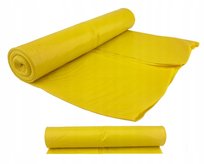 Worki Na Śmieci Wytrzymałe Do Segregacji 120L 25szt Żółte Metal i Plastik