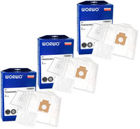 Worki WORWO PSMB01 do odkurzacza PANASONIC MC-E C-2E 12 szt C2E Samsung VC 1400 1700 PSMB01K Panasonic