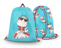 Worko-plecak dinozaur na deskorolce