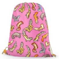 Worko-plecak gang gekonów różowy