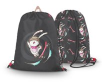 Worko-plecak królik na deskorolce