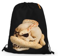 Worko-plecak wąż zbożowy i czaszka