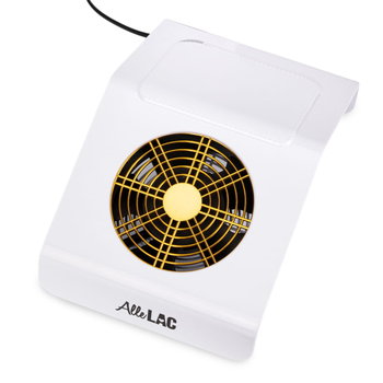 Workowy pochłaniacz do pyłu 1-wiatrakowy 858-2A AlleLac 40W biały - AlleLac