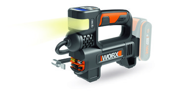 Worx, Mini kompresor z latarką WX092.9, 20 V - WORX