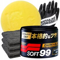 Wosk Soft99 Dark & Black Zestaw Do Woskowania