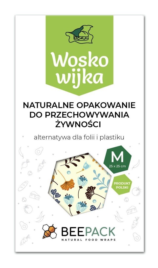 BeePack Beepack Woskowijka Do Przechowywania Żywności, Gałązki,