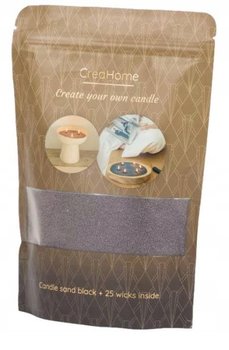 Woskowy piasek o cudownym zapachu ZESTAW z Knotami do robienia Świec BLACK - inna (Inny)