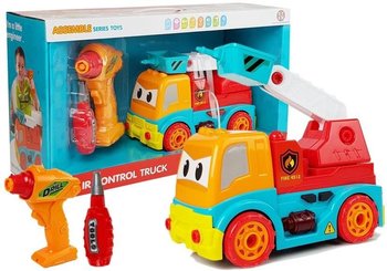 Wóz strażacki do rozkręcania Zdalnie Sterowany R/C - Lean Toys