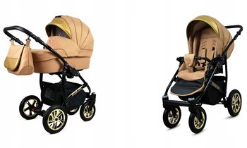 Wózek 2w1 dziecięcy spacerówka BabyLux GoldLux ALU - BabyLux