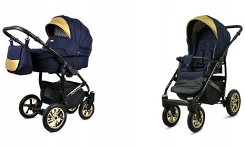 Wózek 2w1 dziecięcy spacerówka BabyLux GoldLux ALU - BabyLux