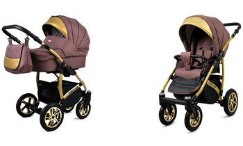 Wózek 2w1 dziecięcy spacerówka BabyLux GoldLux ALU - BabyLux