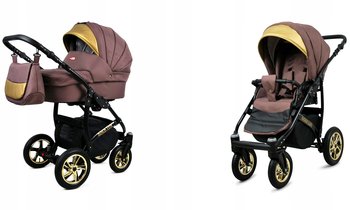 Wózek 2w1 dziecięcy spacerówka BabyLux GoldLux ALU - BabyLux