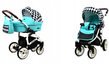 Wózek 2w1 dziecięcy spacerówka BabyLux OPTIMAL ALU - BabyLux