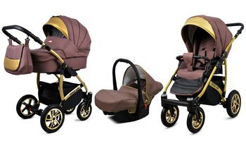 Wózek 3w1 dziecięcy spacerówka BabyLux GoldLux ALU - BabyLux