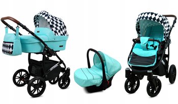 Wózek 3w1 dziecięcy spacerówka BabyLux OPTIMAL ALU - BabyLux