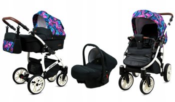 Wózek 3w1 dziecięcy spacerówka BabyLux OPTIMAL ALU - BabyLux