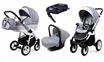 Wózek 4w1 dziecięcy BabyLux Alu Way + baza Isofix - BabyLux