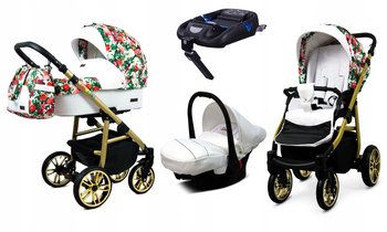 Wózek 4w1 dziecięcy BabyLux ColorLux + baza Isofix - BabyLux