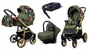 Wózek 4w1 dziecięcy BabyLux ColorLux + baza Isofix - BabyLux