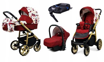 Wózek 4w1 dziecięcy BabyLux ColorLux + baza Isofix - BabyLux