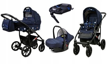 Wózek 4w1 dziecięcy BabyLux Largo + baza ISOFIX - BabyLux