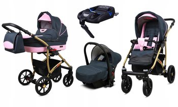 Wózek 4w1 dziecięcy BabyLux Largo + baza ISOFIX - BabyLux