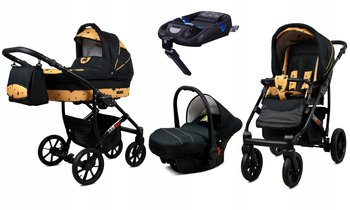 Wózek 4w1 dziecięcy BabyLux Largo + baza ISOFIX - BabyLux