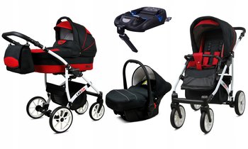 Wózek 4w1 dziecięcy BabyLux Largo + baza ISOFIX - BabyLux