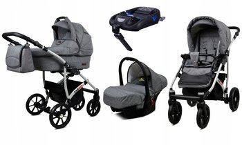 Wózek 4w1 dziecięcy BabyLux Largo + baza ISOFIX - BabyLux