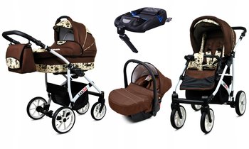 Wózek 4w1 dziecięcy BabyLux Largo + baza ISOFIX - BabyLux