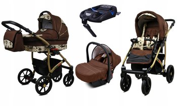 Wózek 4w1 dziecięcy BabyLux Largo + baza ISOFIX - BabyLux