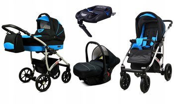 Wózek 4w1 dziecięcy BabyLux Largo + baza ISOFIX - BabyLux