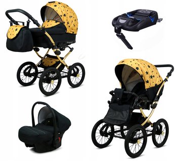 Wózek 4w1 dziecięcy babylux margaret + baza isofix - BabyLux